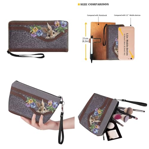 Image of Top Handle Purse for Women, Large Tote Handbag With PU Wallet Set, Gift for Mom