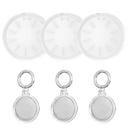 Image of Tracker Tags-3 Pack, Item Tracker with Waterproof Case for Your Keys, Wallet etc, Luggage Trackers Works with Find My APP (iOS Only)