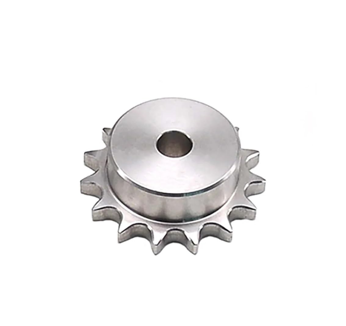 Piñón de cadena de rodillos Piñón de transmisión de cadena de acero inoxidable de 10 a 23 dientes, 10 A, paso de engranaje de cadena de 15,875 mm, rueda dentada industrial(21 Teeth)