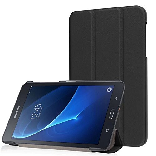 Galaxy Tab E Lite 7.0 Case, OEAGO Samsung Galaxy Tab E Lite 7-Inch Case - Ultra Thin Smart Cover Hard Back Case for Samsung Galaxy Tab E Lite 7.0'' (SM-T113) / Galaxy Tab 3 Lite 7.0'' - Black