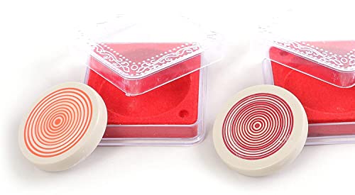 Image of KD Willmax Board Striker Indoor Game Striker Accessories Set of 2 Used in National & International Carrom Tournament (Genius)