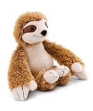 NICI Sloth Plush Slobby 15 cm Brown – Toy Made of Soft Furry Fabric for Cuddling and Playing, for Kids and Adults, Great Gift Idea - 61212