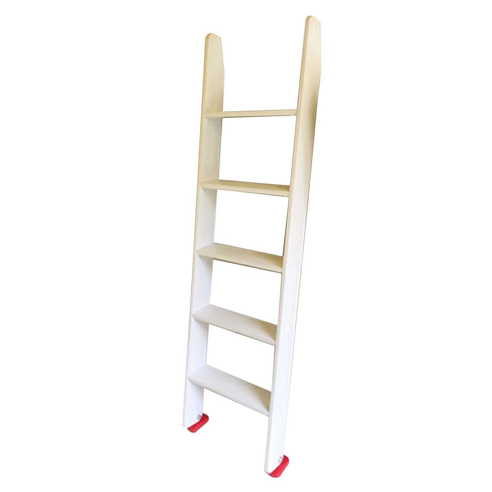 Drabina piętrowa Wytrzymała drabina piętrowa z gumową podkładką, ekologiczne drewniane bunkhouses AppartmentStep Ladder, bezpieczna drabina do łóżka piętrowego do akademika/domu/łóżka