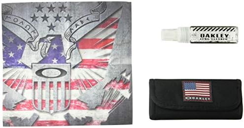 Oakley Lens Eyeglass Cleaning Kit, USA Flag, 59 mm