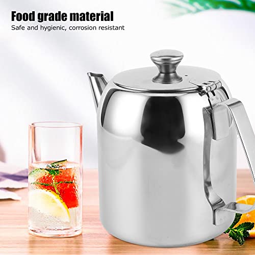 VIFERR 850ml Stainless Steel Teapot - Elegant Coffee Pot Kettle for Home, Hotel & Restaurant Use - Image 2