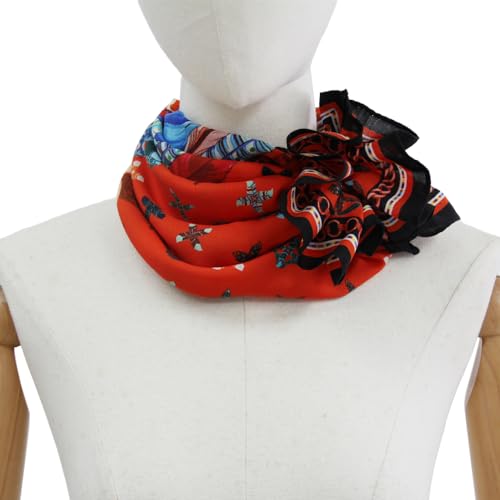 DANA XU 25”x25” Rose Fiber Silk Scarf for Women Plant Fiber Eco-Friendly Breathable Naturally Scented Renewable Recycled4