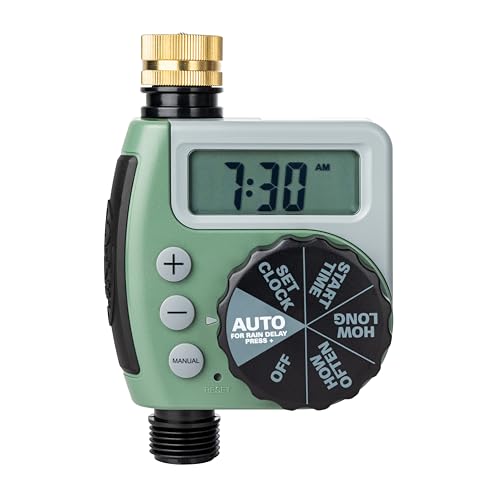 Orbit 62056 Temporizador de torneira de mangueira de mostrador único com uma saída