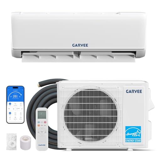 Image of Garvee18000 BTU 21 SEER2 Ductless Mini Split AC & Heat Pump, WiFi Control, Compatible with Alexa, 230V Energy Efficient Inverter System, Cools Up to 1000 Sq.ft