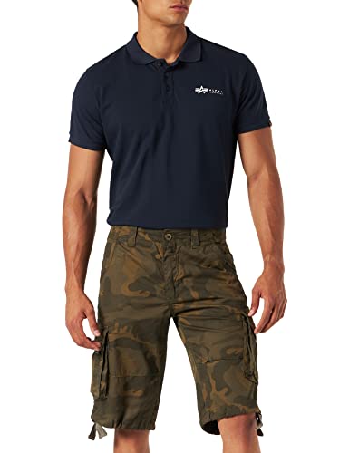 aplha industries Herren Jet Short Bermuda, Olive camo, 33 Cover