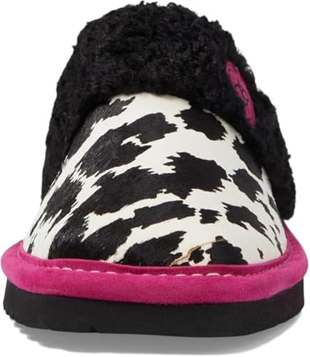 Image of ARIAT Women's Jackie Square Toe Warm Soft Genuine Suede Leather Indoor Outdoor Slippers with Plush Collar