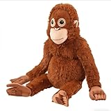 Genérico Mono De Peluche Naranja 66 Cm, Suave MuñEco De Dibujos Animados para DecoracióN Infantil, HabitacióN De NiñA, Cama, CojíN Y Accesorio FotográFico del Hogar