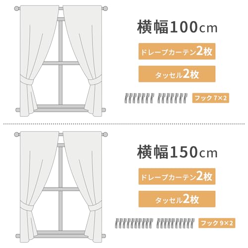 AZRA カーテン 遮光 99.9%以上 北欧 葉柄 幅100丈178CM 2枚セット の商品画像 7