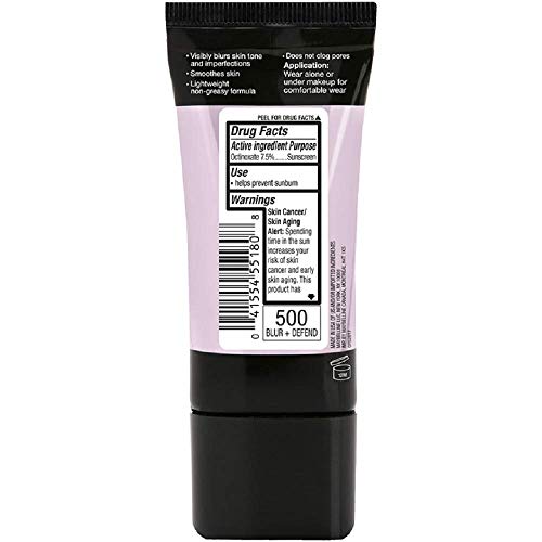 image for Maybelline New York Facestudio Master Prime Primer Makeup, Blur+ Defen