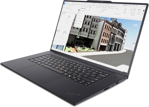 Image of New ThinkPad P1 Gen 8 Mobile Workstation Laptop 16 inch 3.2K OLED Touch Screen Ultra 9 285H 64GB RAM 2TB SSD Gen5 RTX PRO 2000 Blackwell GDDR7 Graphic Backlit Webcam Fingerprint Thunderbolt 5 Win 11 Pro