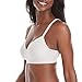 Hanes Women's Wireless Seamless Full-Coverage Convertible T-Shirt Bra with Moisture-Wicking