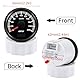 52mm Geschwindigkeitsmesser Boot GPS Tacho Kilometerzähler 0-200Km/H Wasserdichter IP67 7-Farben Tachometer Messgerät für Auto Boot Yacht 12V/24V …
