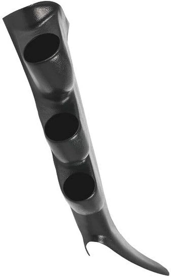 Graphite Triple Gauge 52mm Pillar ABS Plastic for Silverado 1500/1500HD/2500HD/3500 Classic 07 for Silverado 1500/2500 00-06 for Silverado 1500HD 01-03 05-06 for Sierra 1500 00-06