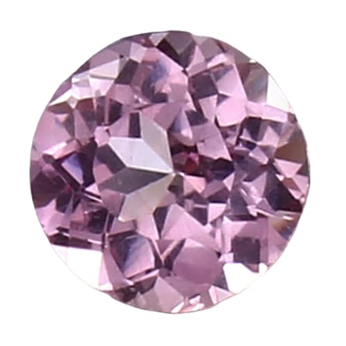 Saphir rose Ceylan 7x7mm pierre gemme à facettes GH_NAT_09299 pour création bijoux DIY