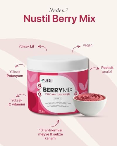 Nustil Nutrition Style BERRY MİX ORMAN MEYVELİ TOZ KARIŞIM 100G - Görsel 2