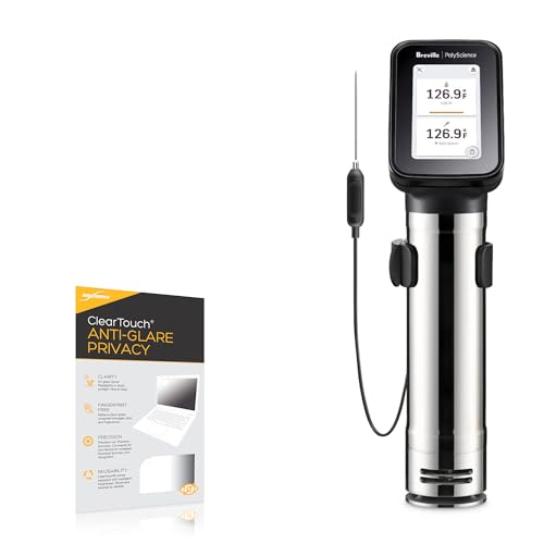 BoxWave Screen Protector Compatible with Breville HydroPro Plus - ClearTouch Anti-Glare Privacy (2-Pack), Privacy Screen Protector Flexible Film Anti-Glare