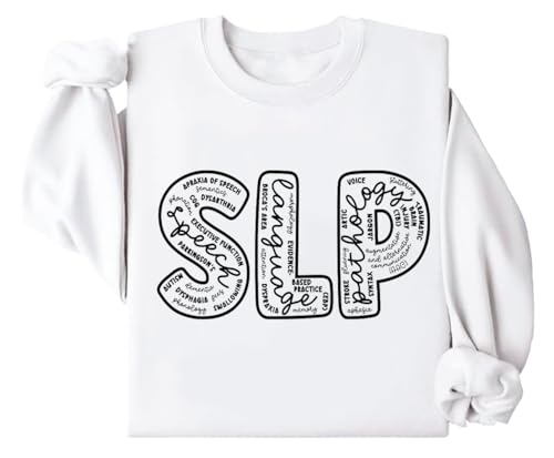 Speech Language Pathologist Sweatshirt, SLP Sweatshirt, Floral Speech Therapy Sweatshirt, Language Pathologist Sweatshirt