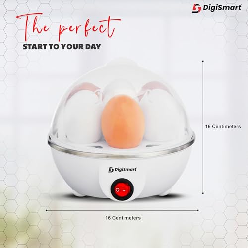 DIGISMART Electric Egg Boiler | 7 Egg Boiler | 3 Boiling Modes | Automatic Operation | Overheat Protection | Shock Proof Body | Steamelectric egg... - Image 6