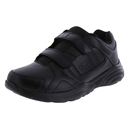 Cross Trekkers Mens Black Double Strap Walker 9.5 Wide