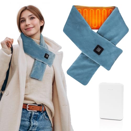 Girasol Heated Neck Wrap Heated Scarf for Neck Pain Relief...
