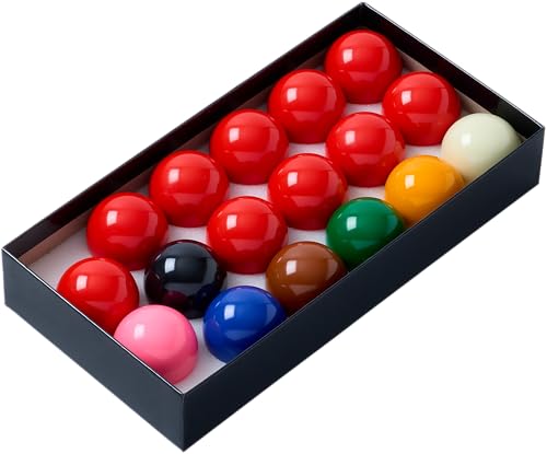 Powerglide Unisex-Erwachsene Snooker Set Snookerbälle, verschieden, 1 3/4 (44.5mm)