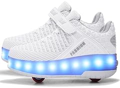 1- White- Double Wheels