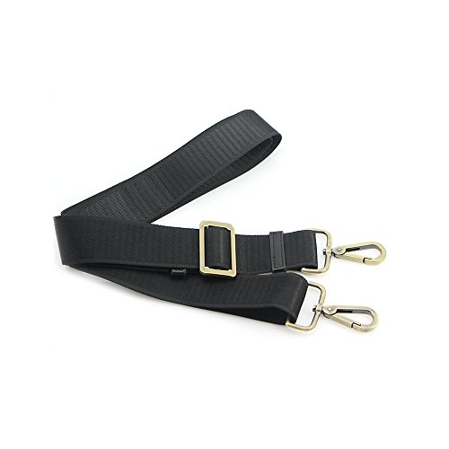 Anjing Man's Sac de remplacement Sangles à bandoulière Noir Sangles Bretelles réglables avec sac à main Crochets de sangle, Imitation cuir, marron, 3.8cm