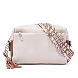 iovebags Small Crossbody Bags for Women Trendy Leather Purses for Women Triple Zip Cell Phone Purse