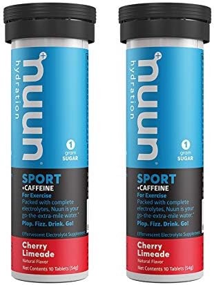Nuun Hydration Energy Electrolyte Enhanced Drink Tablets, Cherry Limeade