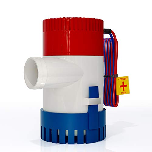 AURELIO TECH 1100Gph 12V Submersible Marine Electric Bilge Water Pump