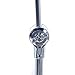 Adjustable Height Double Braced Hi Hat Cymbal Drum Stand Hi-Hat Mount，Edge Hardware Design Standard Cymbal Straight Stand，Cymbal Boom Stand Drum Hardware Arm Mount Holder Adapter Percussion Silver