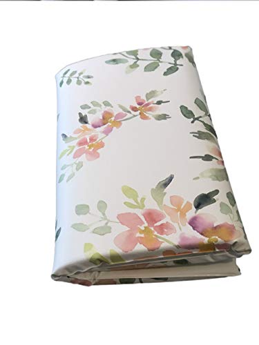 The Gilded Bird Wickelunterlage für Babys, mit hübschen Stielen, Weiß Cover