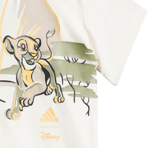 adidas girls Disney Lion King T-shirt Set3