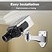 Dummy Fake Security Camera , Fake Security Camera , Dummy Security Camera with Auto Rotation , for Indoor Outdoor Security Camera , Indoor Outdoor Camera , Wireless Surveillance Camera