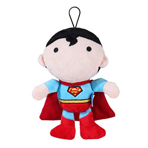 DC Comics for Pets Superman Large Plush Figure Dog Toy | Squeaky Plush Dog Toys, Great for All Dogs | Fun and Adorable Superhero Squeak Toys for Dogs Toy Baskets, Red, Large - 9"
