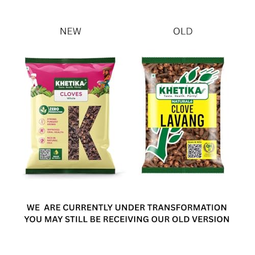 Image of Khetika Whole Clove (Laung) 100g | No Artificial Colours | Natural Lavang | Preservatives Free (Pack of 3)
