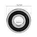 sourcing map 6304-2rs Ranura Profunda Rodamientos Bolas Z2 20mm x 52mm x...