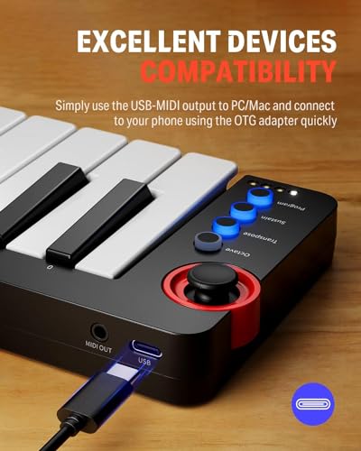 Donner MIDIキーボード 25鍵 USBコントローラー N-25 の商品画像 3