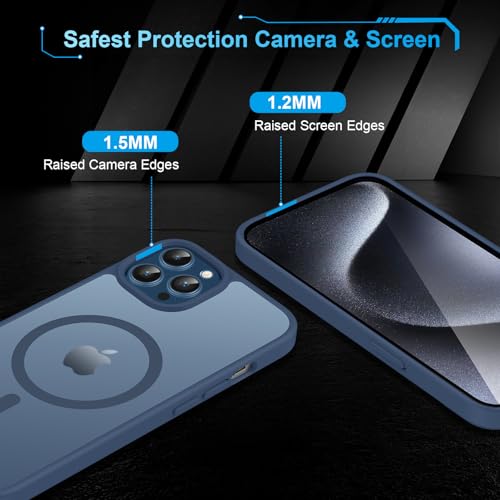 Coque compatible MagSafe iPhone 15 Pro Max avec protection ecran verre - 6