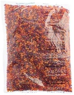 Czech Glass Seed Bead/Pony Bead 6/0 Orange/Red Mix - 500g Bulk Bag by Preciosa (Jablonex)
