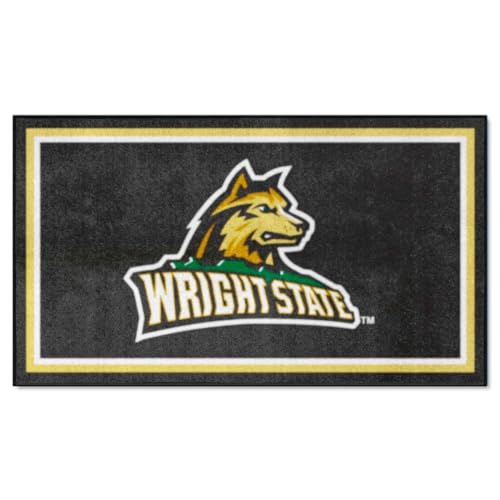 FanMats 37798: Wright State Raiders 3Ft. X 5Ft. Plush Area Rug