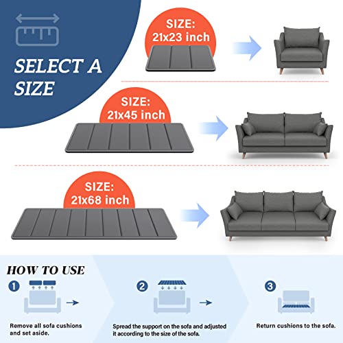 image for Jin&Bao Couch Cushion Support for Sagging, Heavy Duty Solid Wood Sofa 