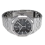 オーデマ・ピゲ AUDEMARS PIGUET ロイヤルオーク オートマティック 15450ST.OO.1256ST.02 グレー文字盤 腕時計 メンズ (W207153) [並行輸入品]