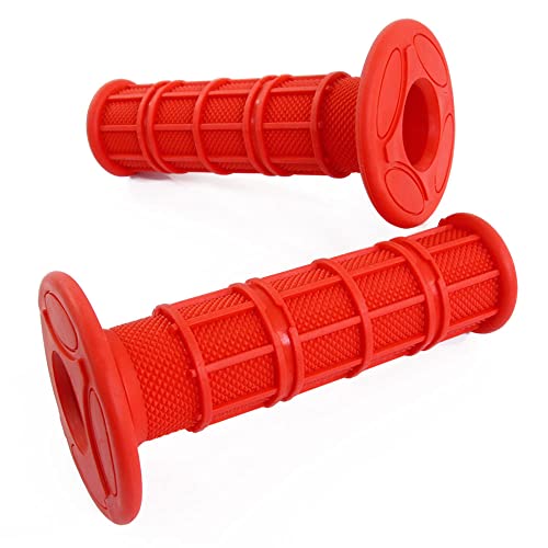 Amazon.co.jp: ラバーグリップ ワッフルグリップ 22.2mm レッド