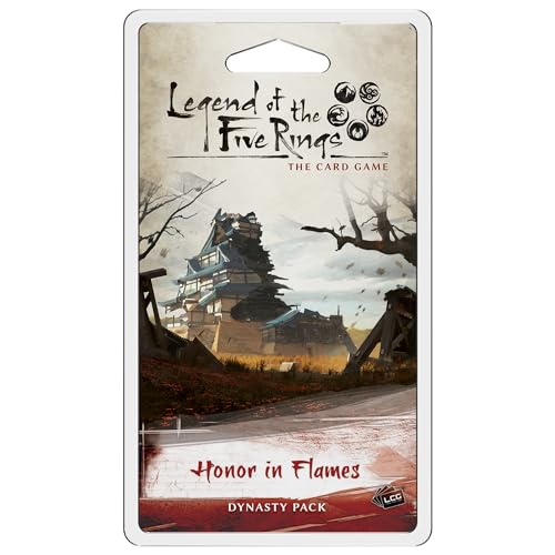 Fantasy Flight Games FFG - Legend of The Five Rings LCG: Honor in Flames Dynasty Pack - EN