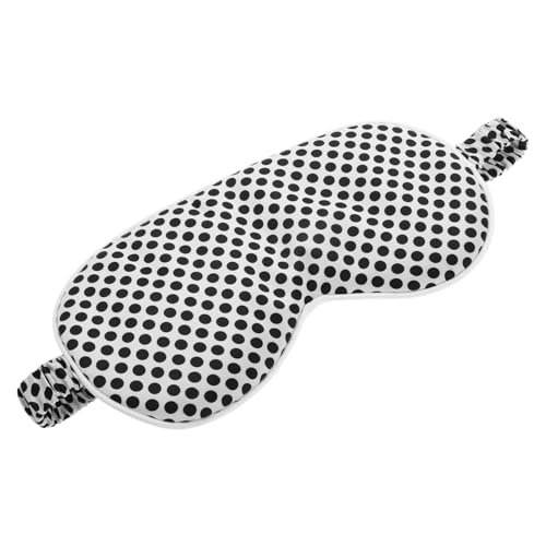 FOMIYES 目隠し スーツ 綿の睡眠 女性用スリープ スリープ ブラックアウト バレンタインアイ アイ 枕漫画 ワッフルアイ シルク Black